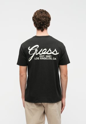 SCRIPT LOGO TEE - Potiskana majica - jet black