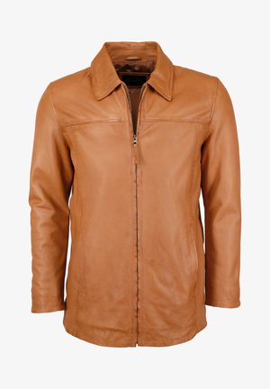 JCC SAROS - Leren jas - cognac