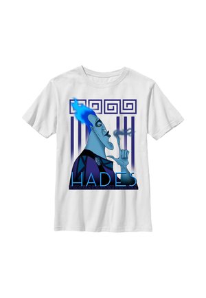 Henry Tiger DISNEY VILLAINS HADES FINGER SMOKE - T-Shirt print - white