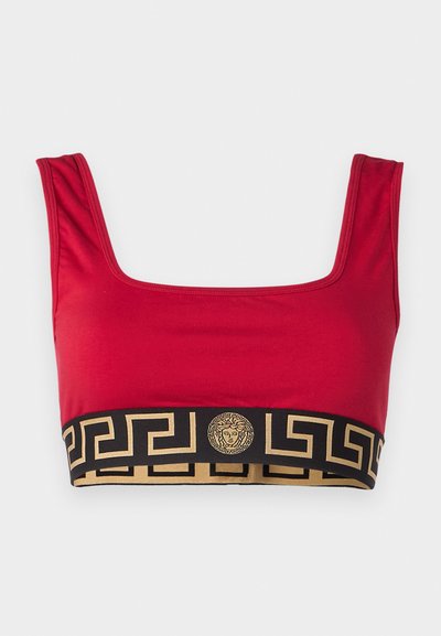 Versace UNDERWEAR TOP TOPEKA NEW LOGO - Formujúca podprsenka - lipstick red/black/gold