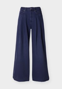 Wide Leg - dark blue denim