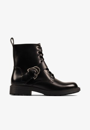Clarks, Bottines de cowboy / motard - black