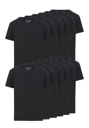 12-PACK - T-shirts basic - black
