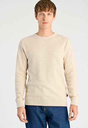 CABLE - Maglione - cream