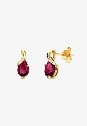 DIAMANT L'ÉTERNEL, CREATED RUBY - Kolczyki