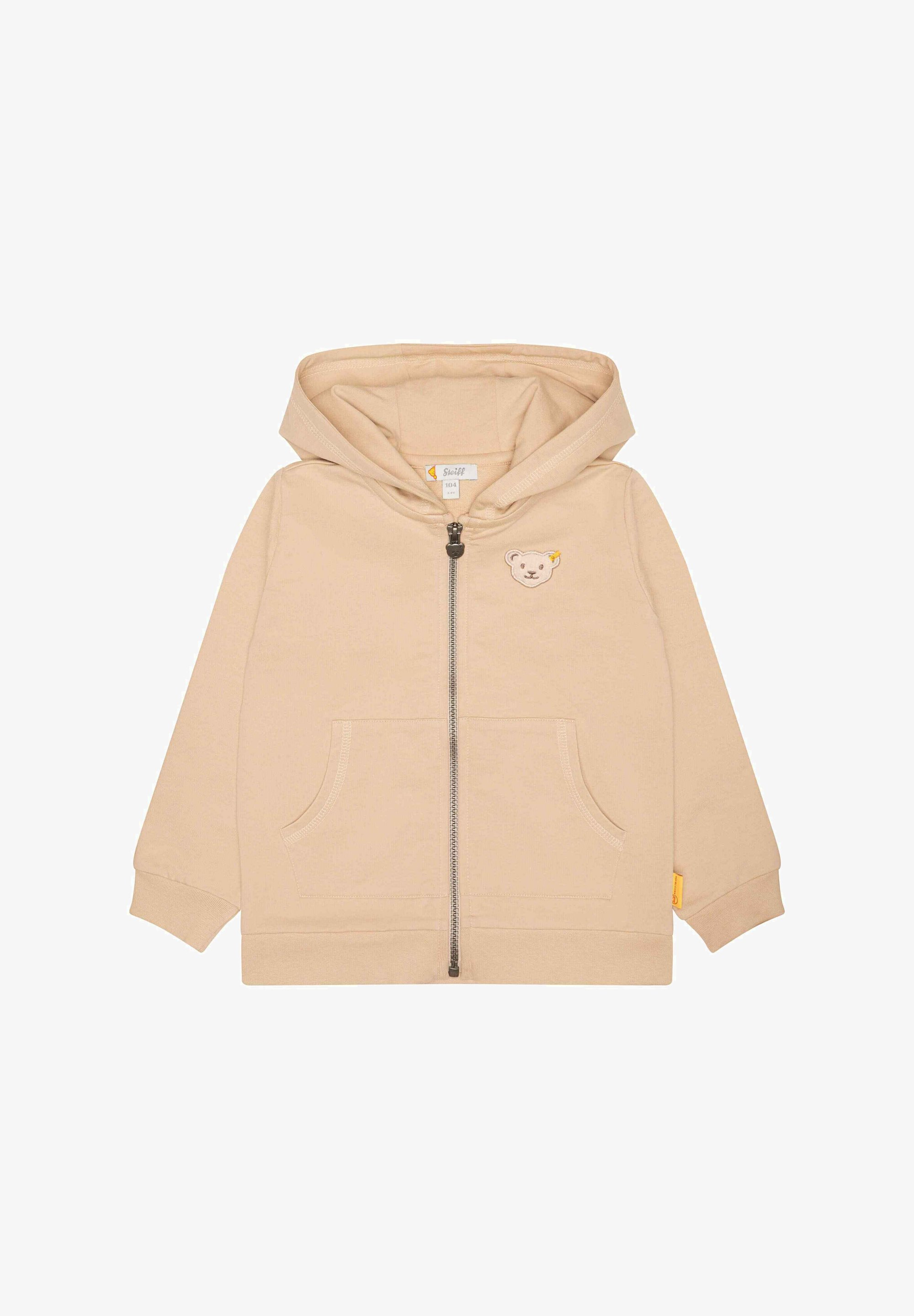 Steiff SPECIAL MADE UNITS Sweatjacke doeskin/braun