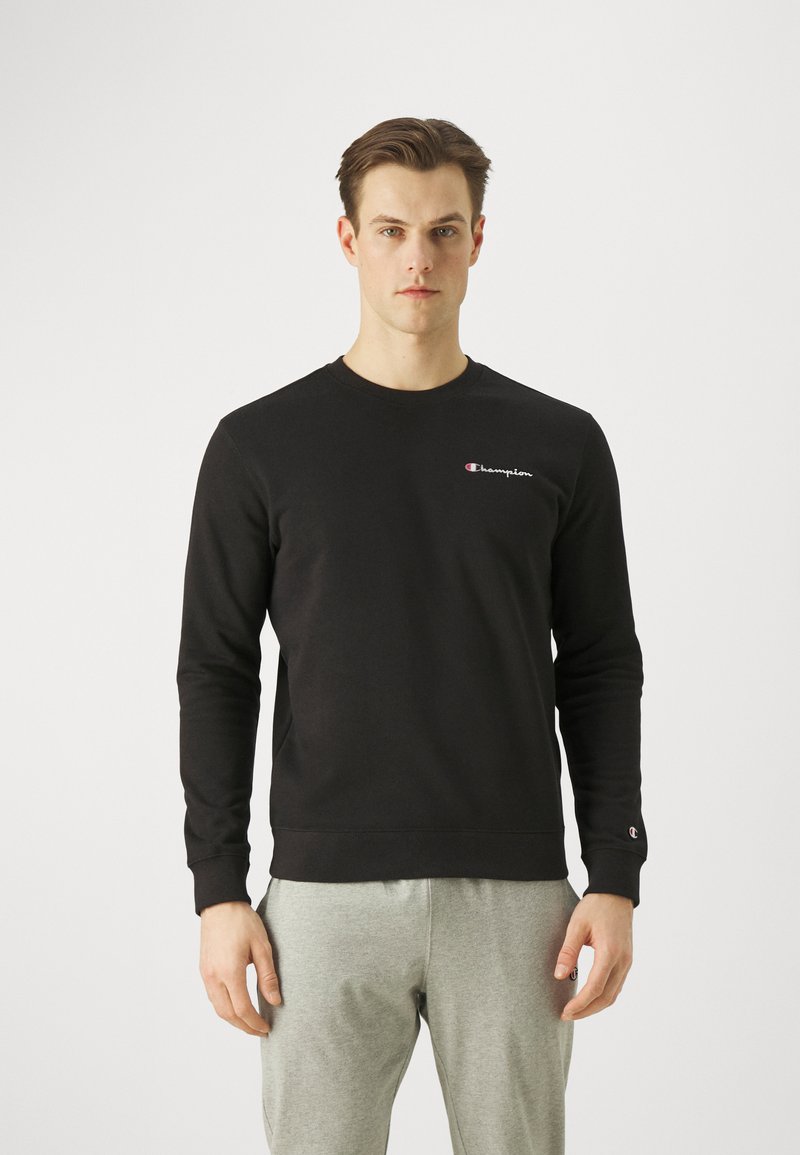 Champion ICONS CREWNECK SMALL LOGO - Felpa - black