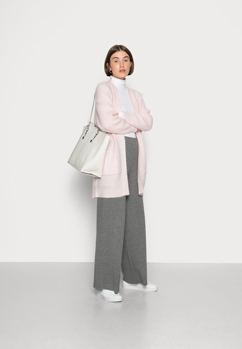 Damen Strickjacken | Selected Femme LONG CARDIGAN Strickjacke chalk pink/pink - MH75375 Damen Strickjacken | Selected Femme LONG CARDIGAN Strickjacke chalk pink/pink - MH75375