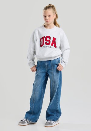 America Today, Felpa - light grey melange