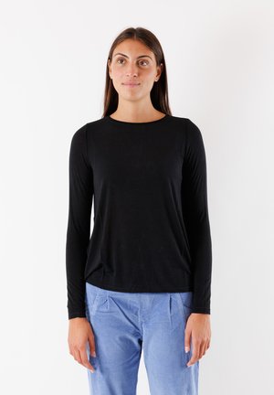 Deha Maglietta a manica lunga - nero