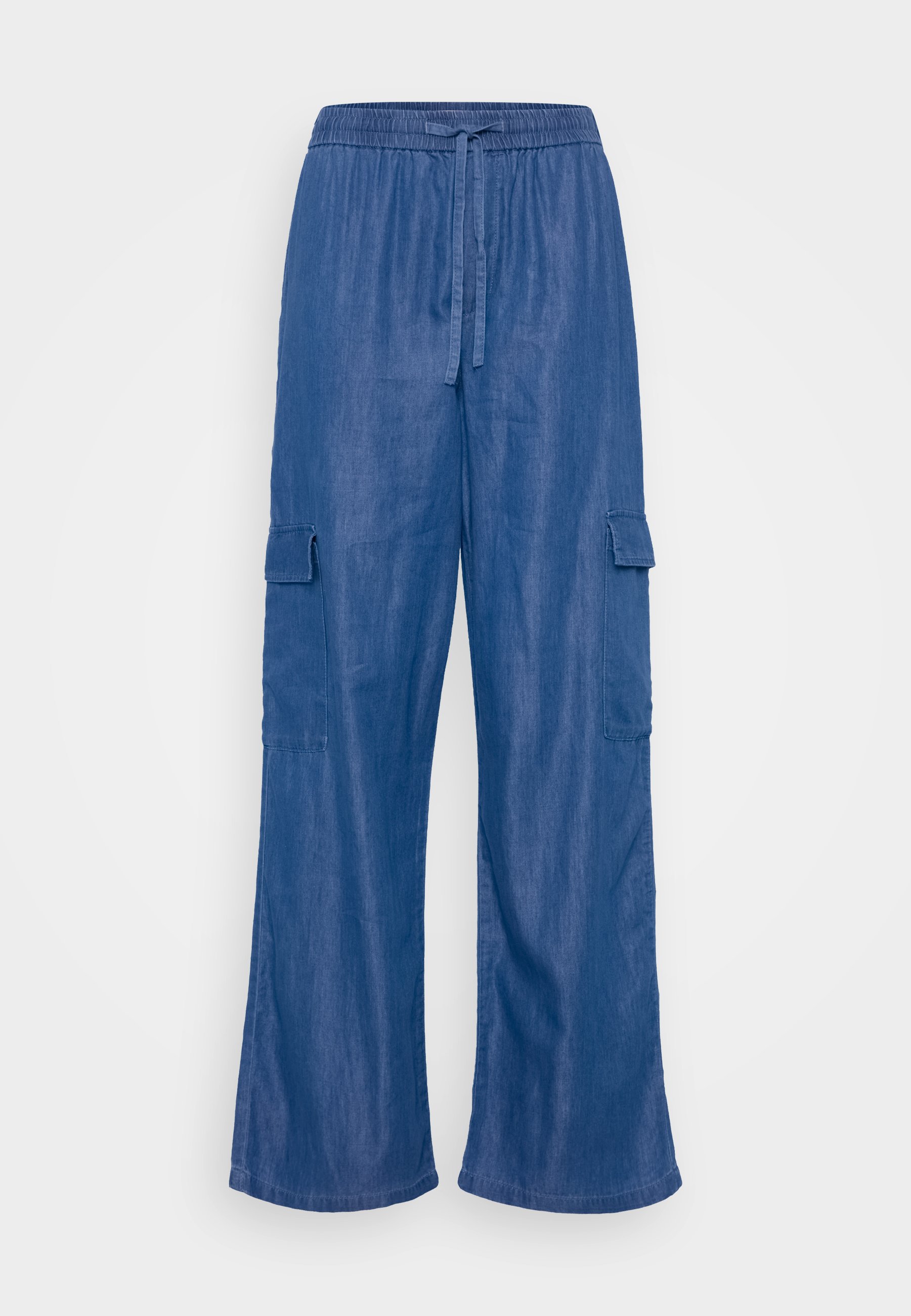 ONLY Tall ONLMARLA WIDE CARGO - Relaxed fit jeans - medium blue
