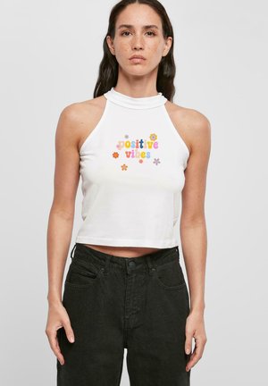 Mister Tee POSITIVE VIBES - Top - white