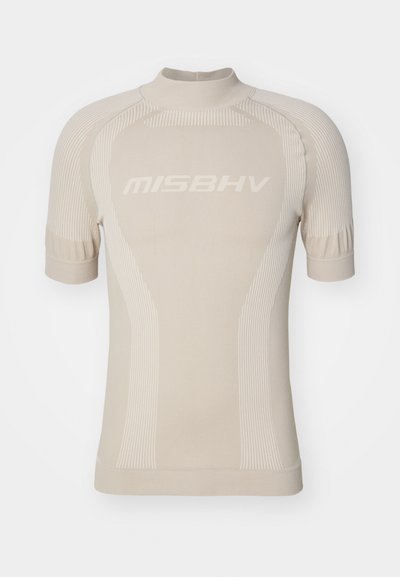 MISBHV Potiskana majica - beige
