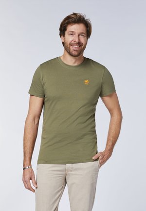Polo Sylt T-Shirt basic - burnt olive