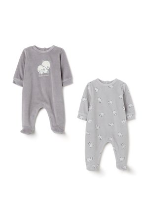 TWO-PACK UNISEX - Kruippakje - ash grey
