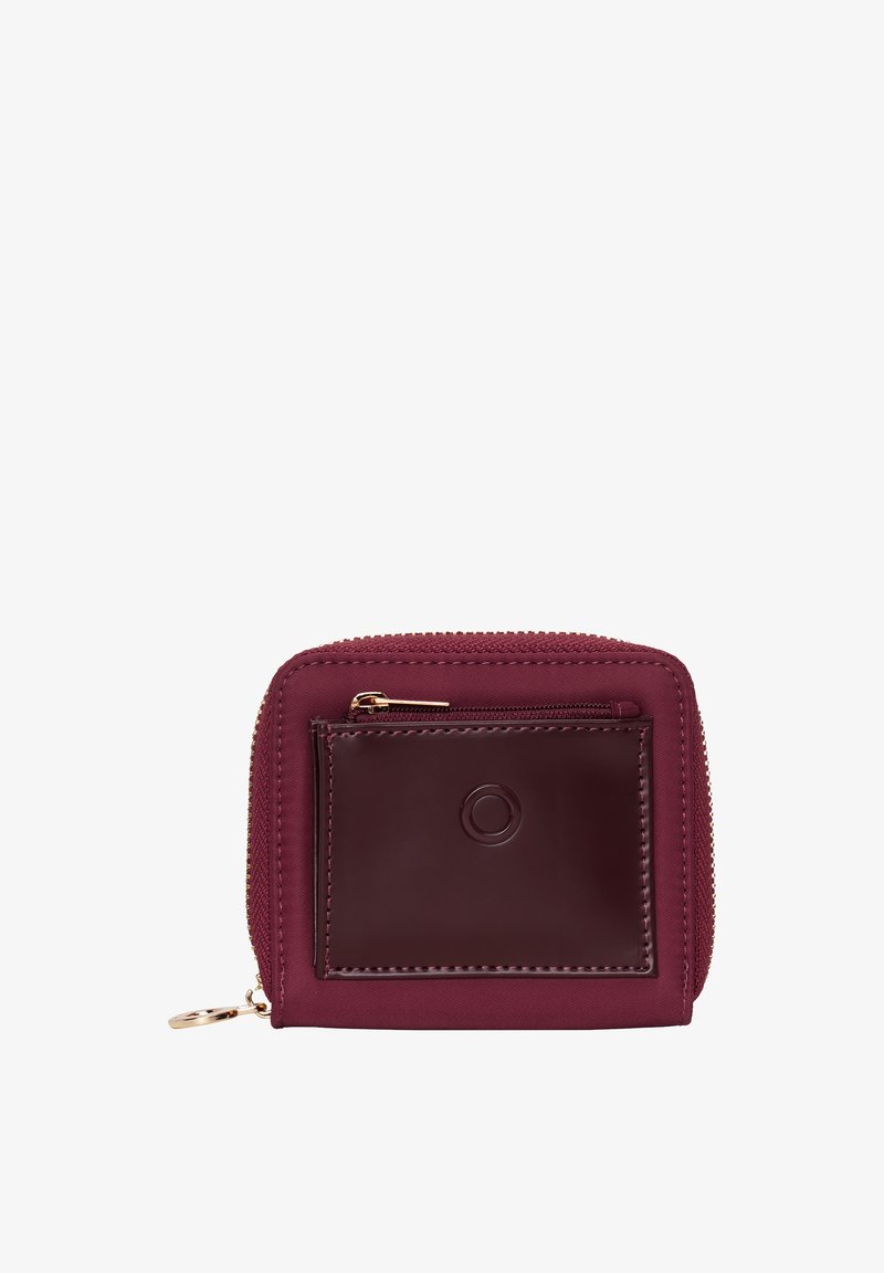 O Bag HALF WALLY MIGNON - Portafoglio - burgundy plain