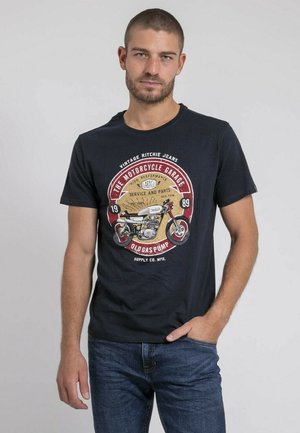 T-shirt imprimé - bleu marine