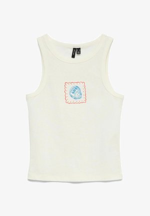 Vero Moda, TANKTOP VMALLY TOP - Débardeur - snow white