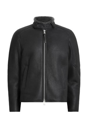 AllSaints HAYWARD - Leren jas - black
