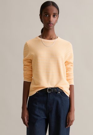 PULLOVER LONGSLEEVE ROUND NECK - Strickpullover - light orange