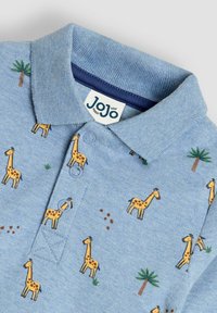 JoJo Maman Bébé GIRAFFE PRINT  - REGULAR FIT - Polo - blue