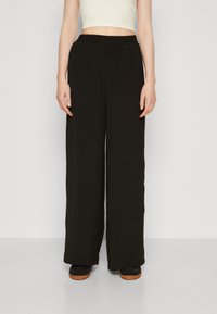 Vero Moda Tall - VMALVA WIDE - Hlače - black Miniaturna slika 1