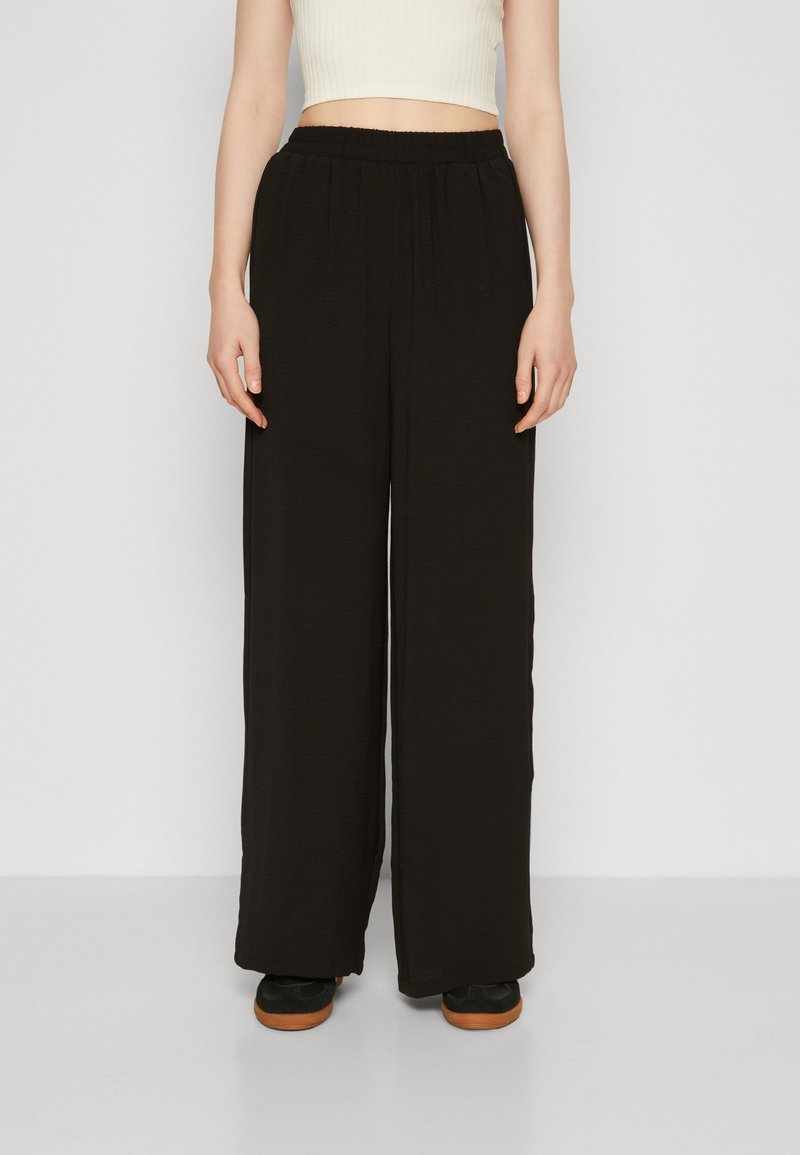 Vero Moda Tall VMALVA WIDE - Trousers - black