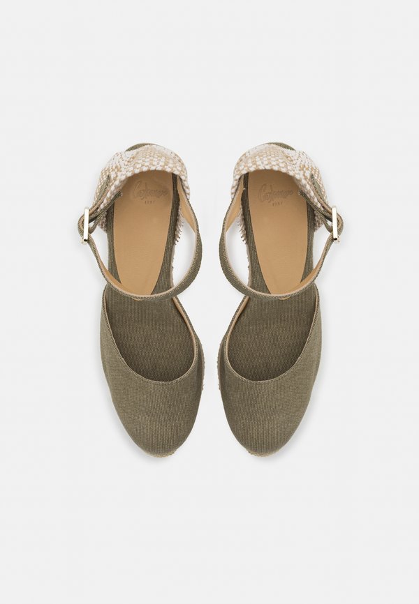 CAROL 6 002 - Platform sandals - olive4