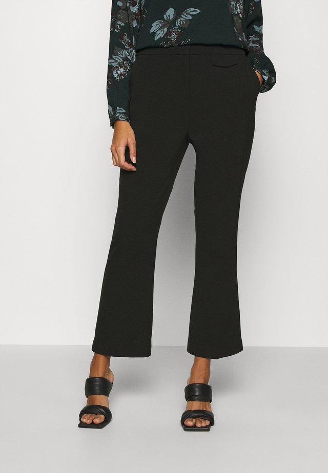 BYELISA KICK FLARE PANTS - Pantaloni - black