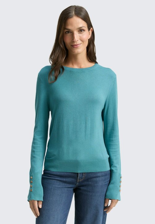 Suéter Pulóver Mujer TOM TAILOR - Manga Larga, Ajuste Cómodo, Tallas XS A 3XL, Línea BE PART Sostenible