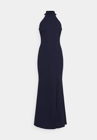 HALTER NECK MAXI DRESS - Trikoomekko - navy blue