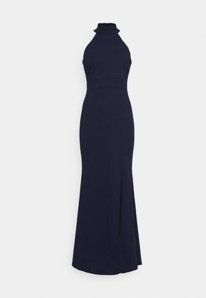 HALTER NECK MAXI DRESS - Jerseyjurk - navy blue