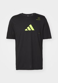 T-skjorte til trening - black/lucid lemon