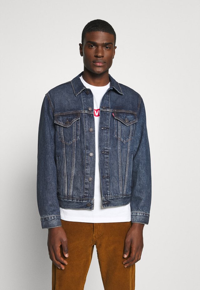 VINTAGE FIT TRUCKER UNISEX - Veste en jean - roamer trucker