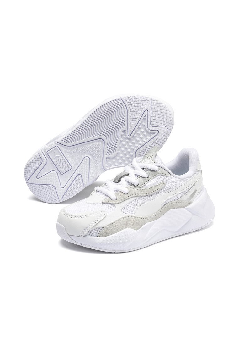 Puma PUMA RS-X PUZZLE KIDS' TRAINERS UNISEX - Sneakers laag -  white/silver/transparant - Zalando.be