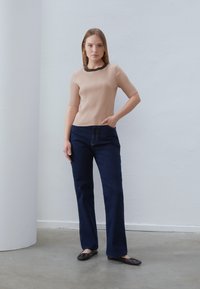 Anna Field Marškinėliai su spaudiniu - beige/taupe