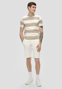 QS T-shirt imprimé - beige