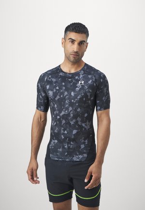 Sports T-shirt - black/white