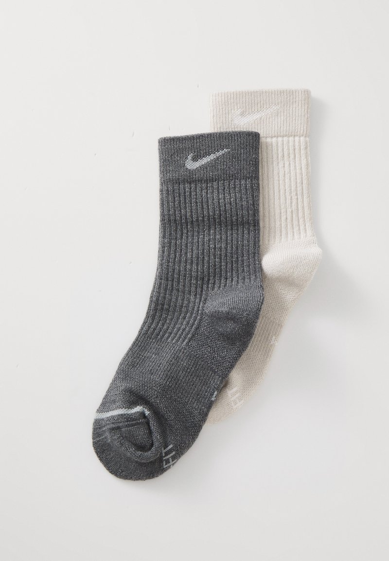 Nike Performance EVERYDAY CREW UNISEX 2 PACK - Șosete sport - iron grey/particle grey/light bone/phantom