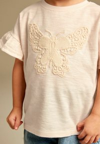 Next REGULAR FIT - Tricou cu imprimeu - ecru cream