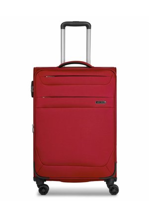 CHICAGO ROLLEN 67 CM MIT DEHNFALTE - Wheeled suitcase - dark red