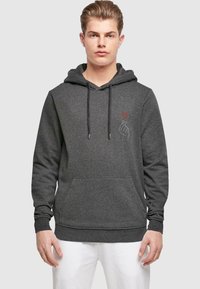 Merchcode HEART  - Felpa con cappuccio - charcoal