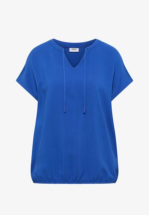 Cecil, KURZARM BLUSE MIT STRUKTURMIX - T-shirt basic - surf blue