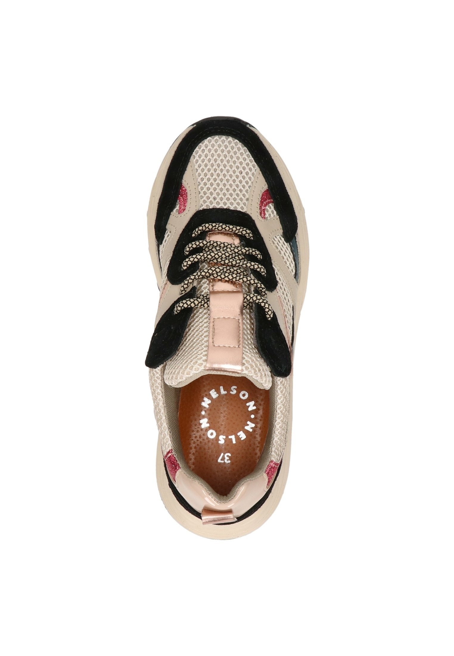Nelson DAMES - Sneakers laag - zwart/Bruin - Zalando.nl