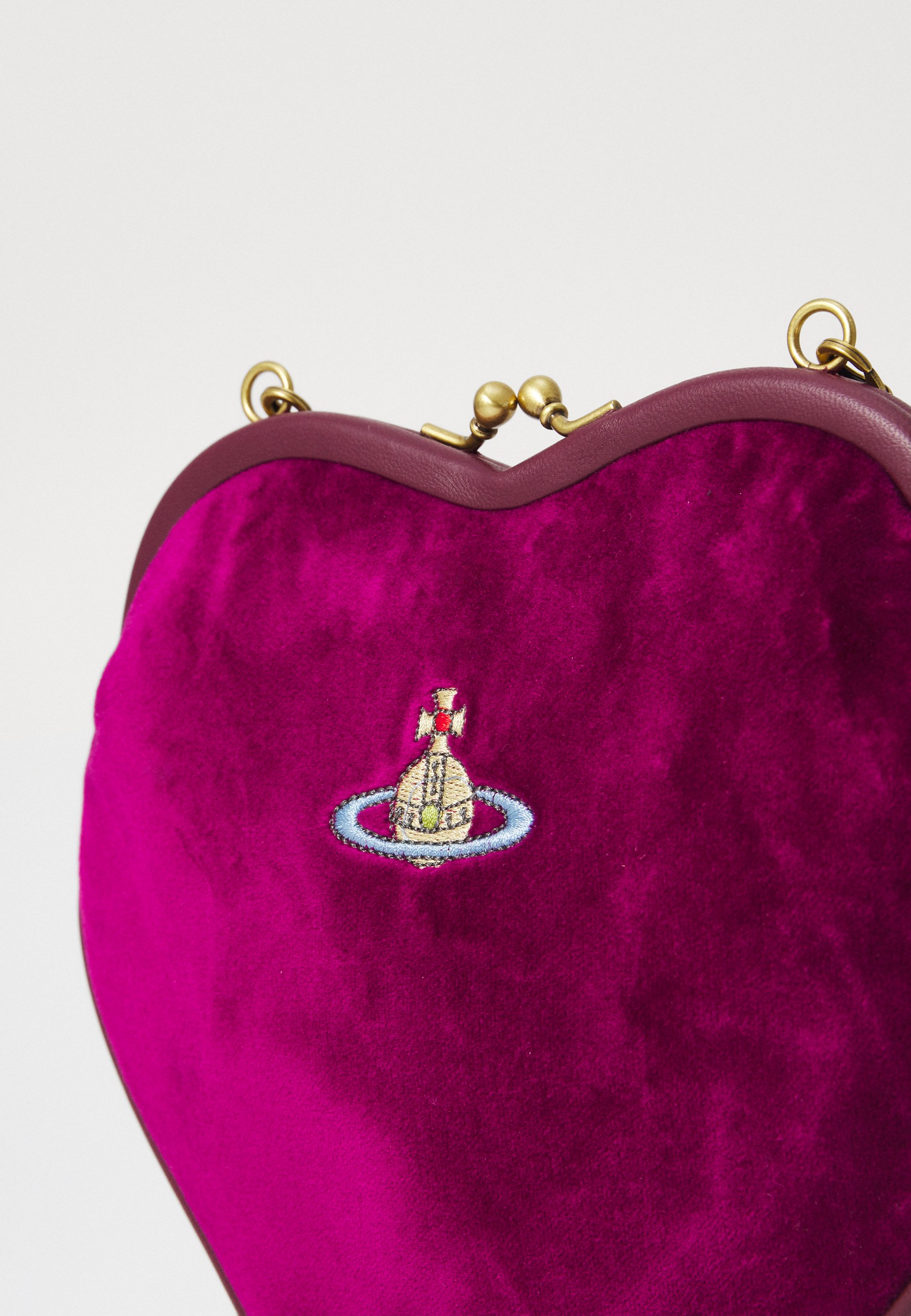 Vivienne Westwood BELLE HEART FRAME - Handbag - purple - Zalando
