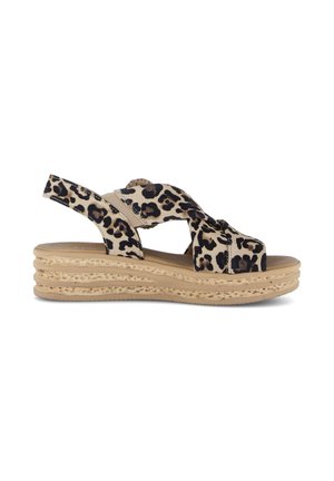 Sandales à plateforme - natur