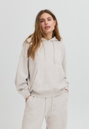 Kapucnis pulóver - medium grey melange