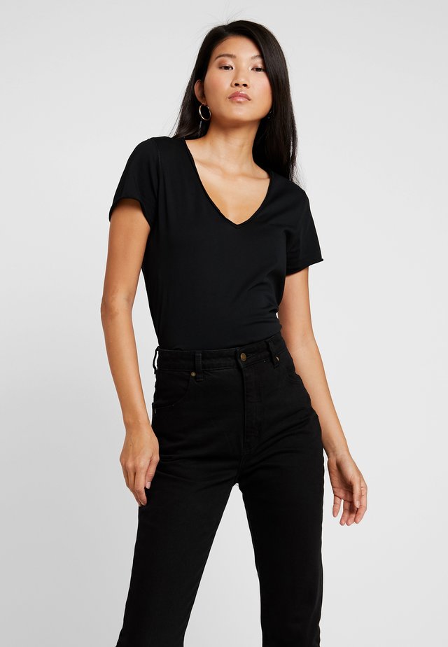 EMELYN TONIC TEE - T-shirt basique - jet black
