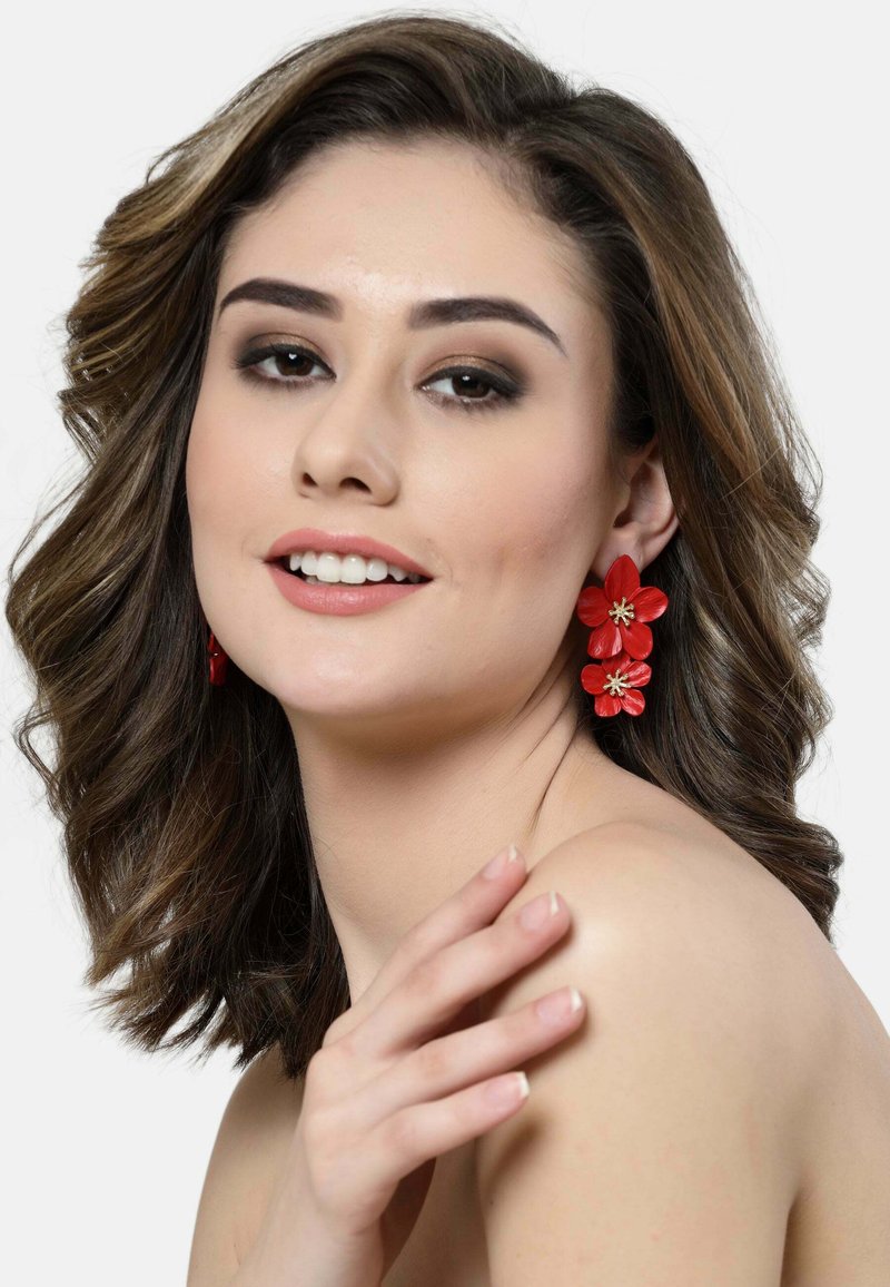 AvantGarde Paris Kolczyki/czerwony Zalando.pl