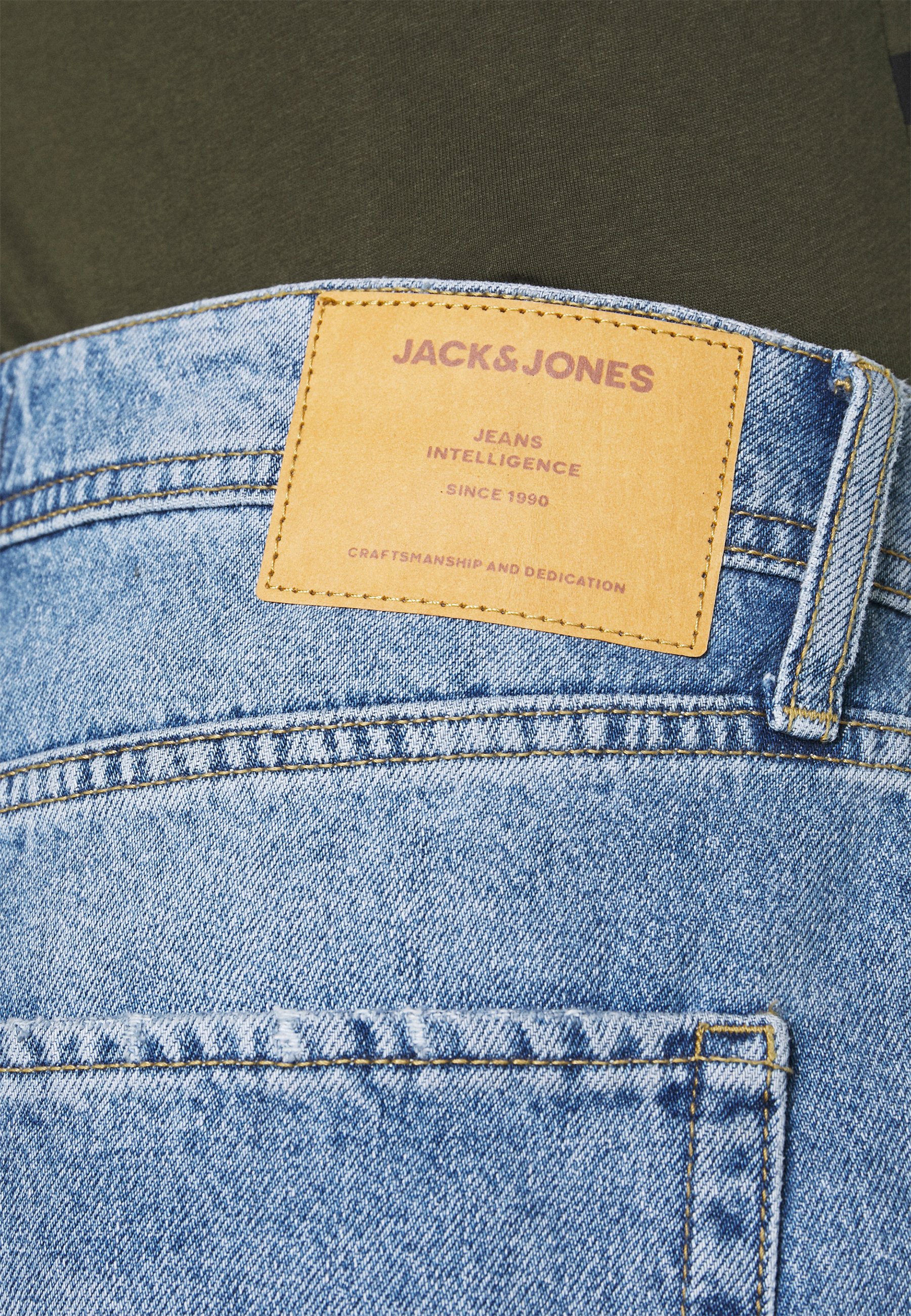 Jack \u0026 Jones JJICHRIS JJORIGINAL - Džinsiniai šortai - blue denim/mėlynų  džinsų - Zalando.lt